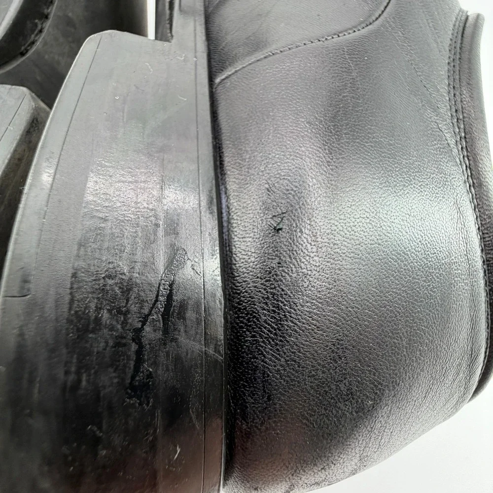 Magnanni Federico Oxford Shoes Mens Sz 11.5 D Black Leather‎ Cap Toe 12654 READ